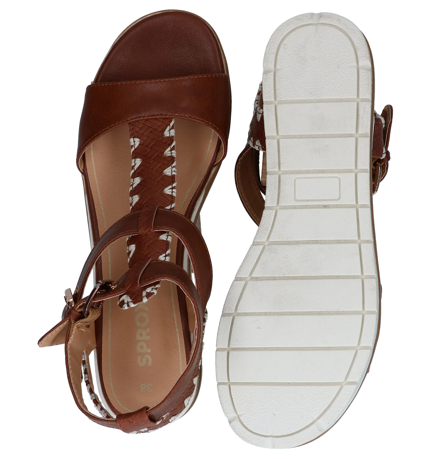 Cognac sandalen online