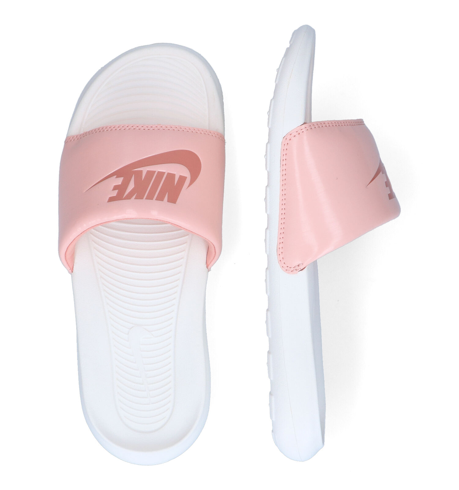 Christian borst kin Nike Victori One Roze Badslippers | Dames Slippers