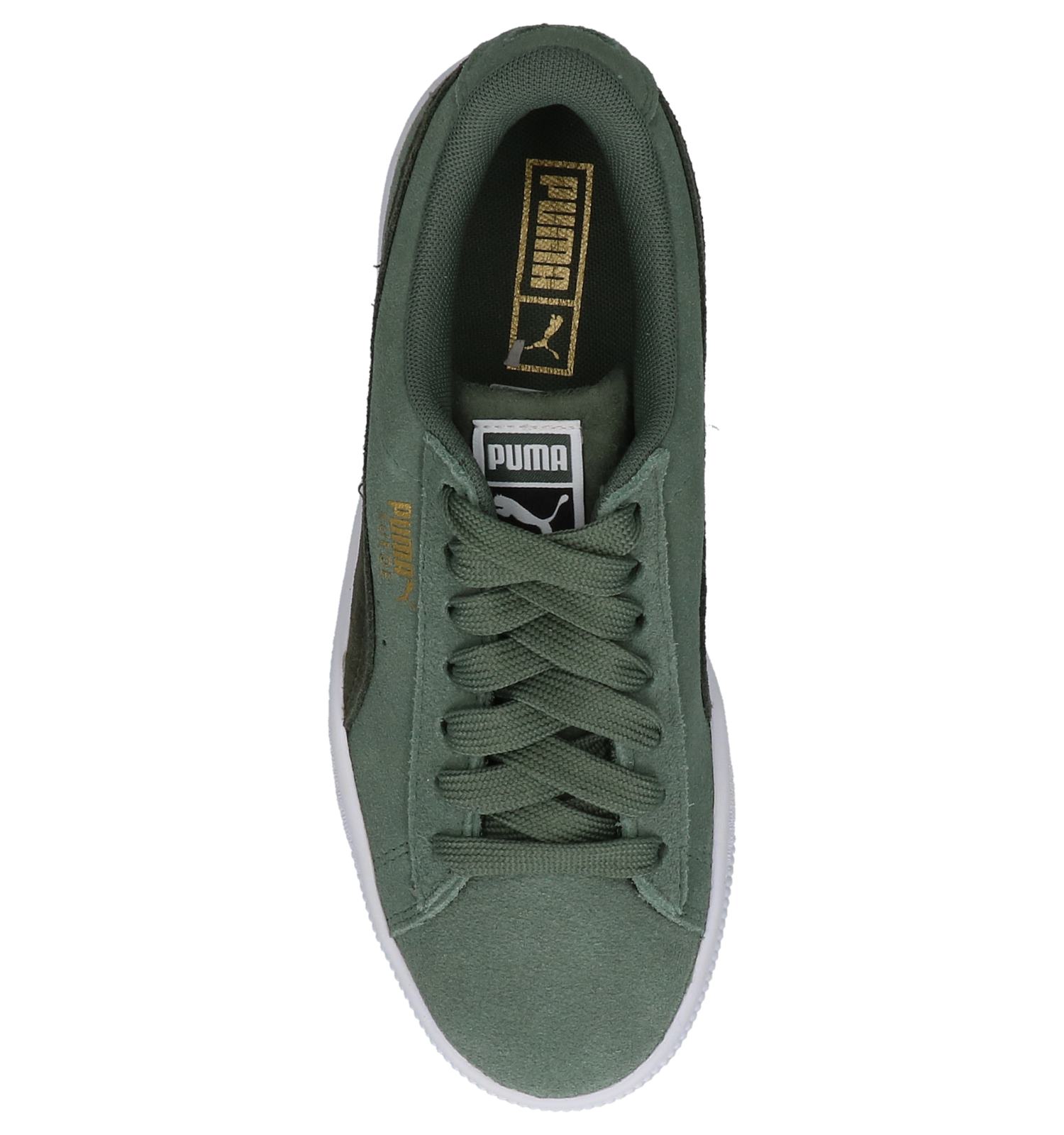 puma suede vert menthe