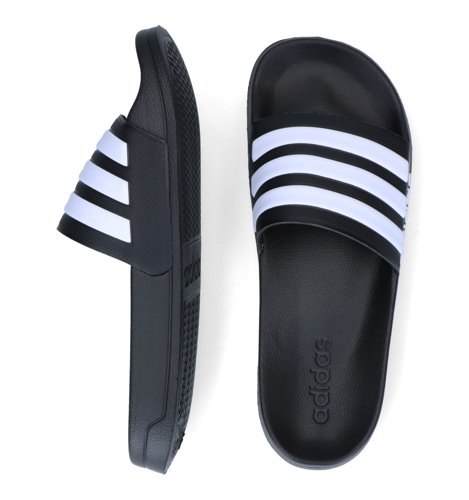 Geestelijk plotseling Schildknaap adidas Adilette Shower Zwarte Badslippers | Heren Slippers