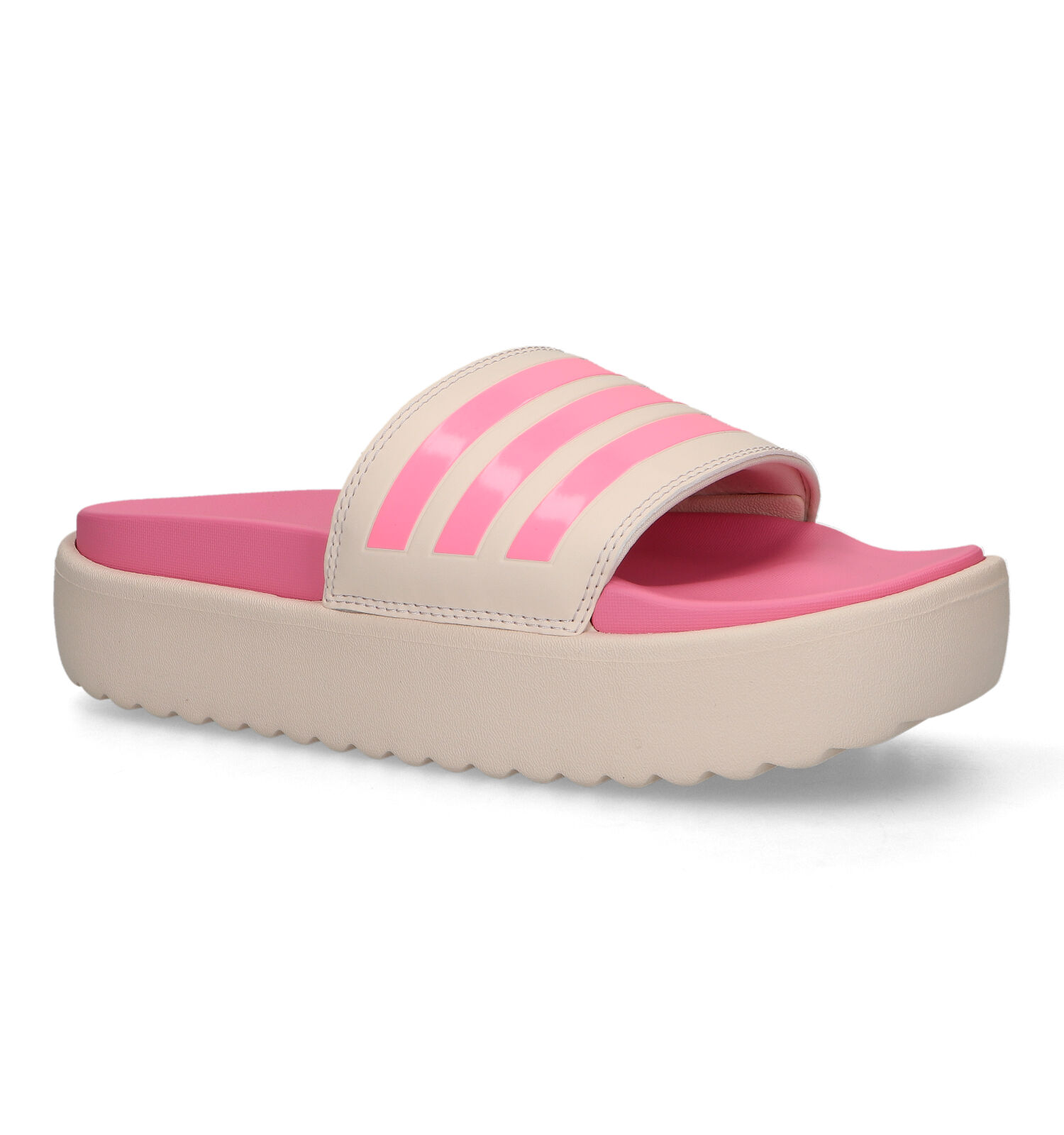 adidas Adilette Platform Roze Slippers | Dames Slippers | Online op TORFS.BE