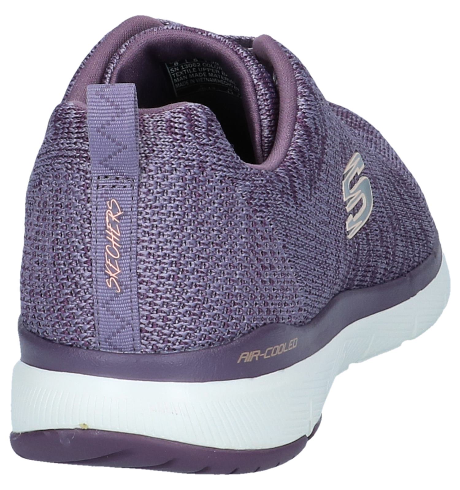 skechers memory foam homme violet