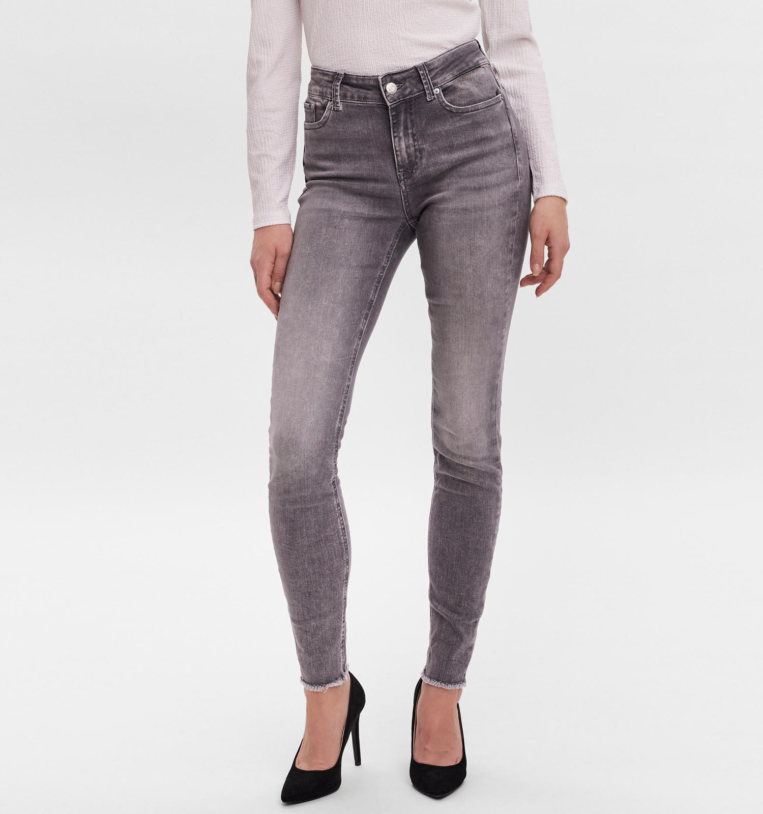 Inferieur Sturen Appal Vero Moda Grijze Skinny Fit Jeans | Dames Jeans