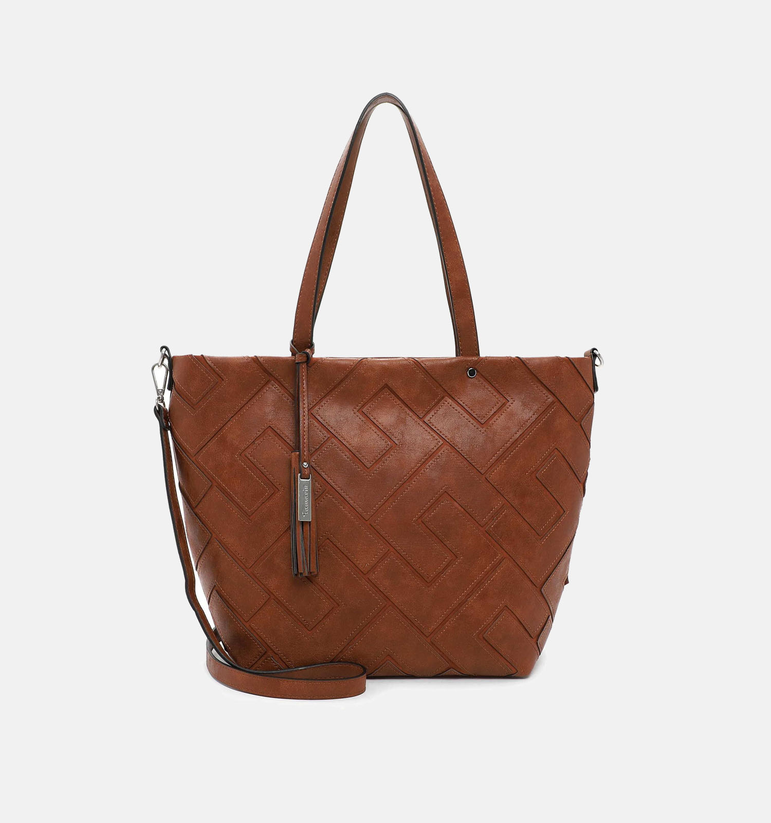 Tamaris Marike Cognac Shopper Met Rits Dames Shoppers Online